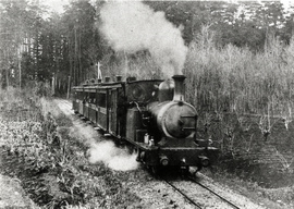 青梅鉄道の蒸気機関車