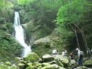 夏の三ツ釜の滝
